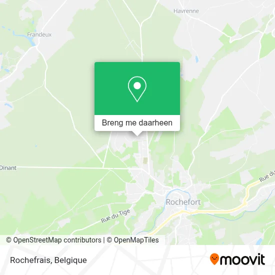 Rochefrais kaart