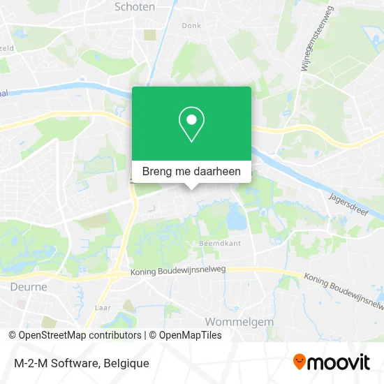M-2-M Software kaart