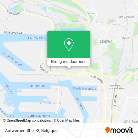 Antwerpen Shell-2 kaart