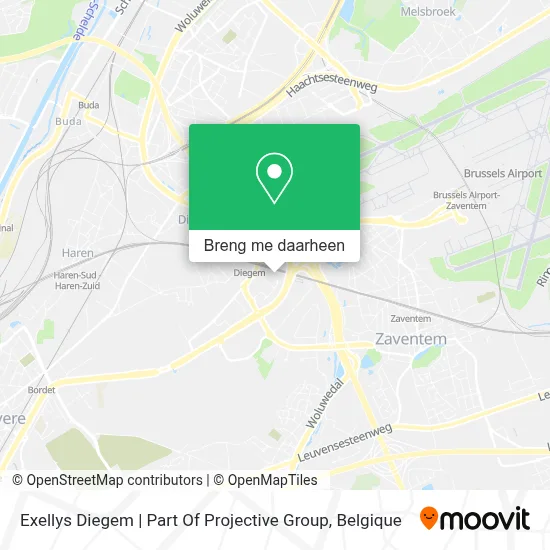 Exellys Diegem | Part Of Projective Group kaart