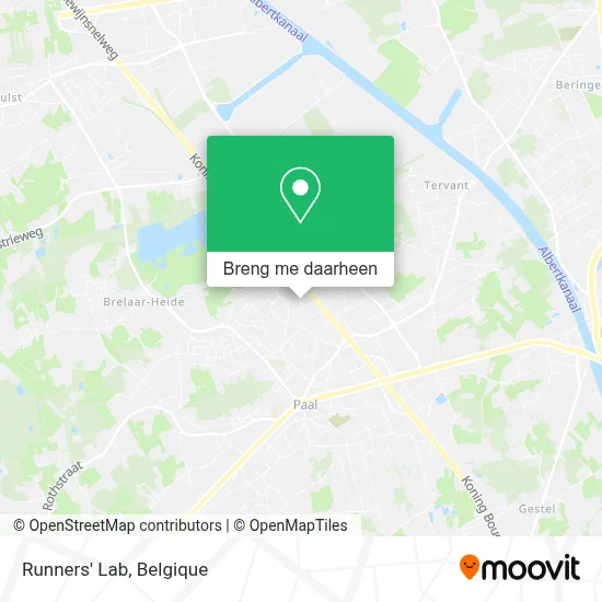 Runners' Lab kaart