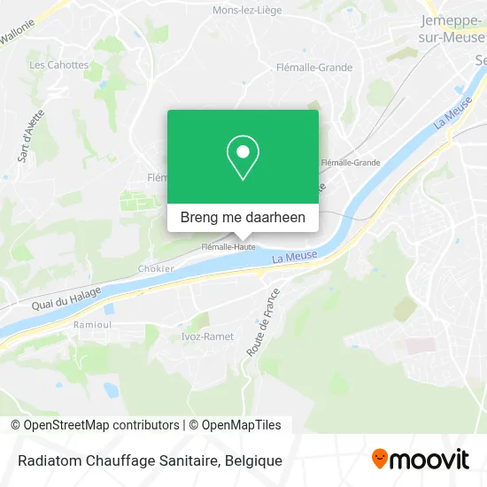 Radiatom Chauffage Sanitaire kaart