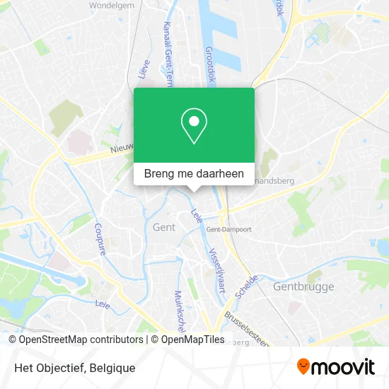 Het Objectief kaart