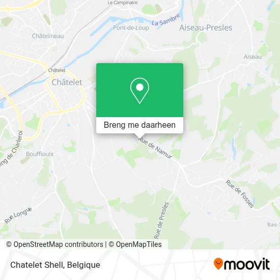 Chatelet Shell kaart
