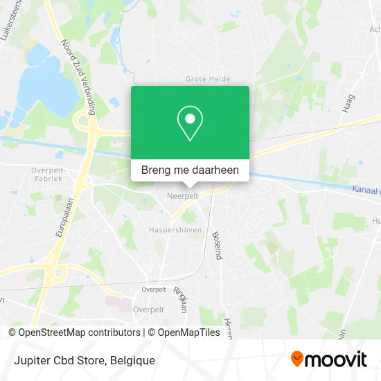 Jupiter Cbd Store kaart