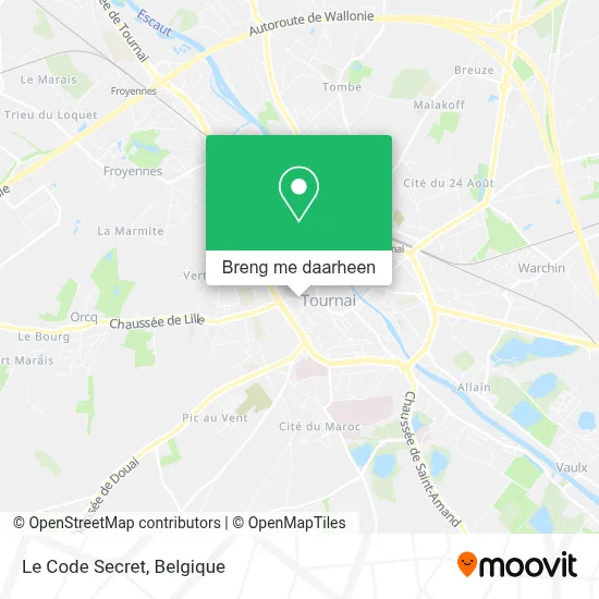Le Code Secret kaart