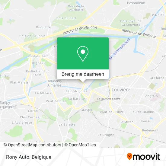 Rony Auto kaart