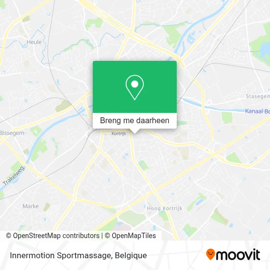 Innermotion Sportmassage kaart