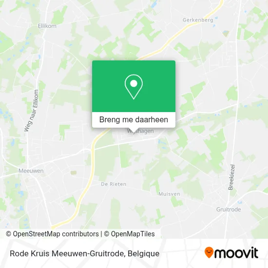 Rode Kruis Meeuwen-Gruitrode kaart