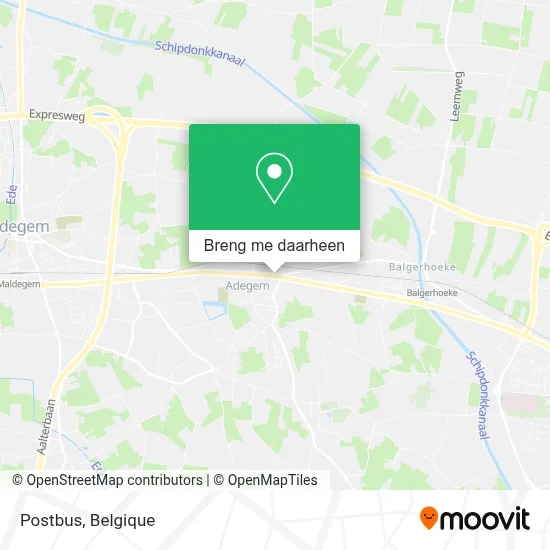 Postbus kaart