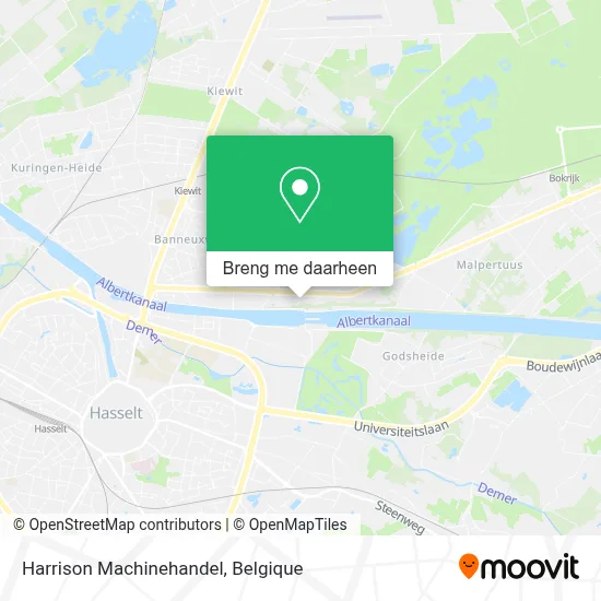 Harrison Machinehandel kaart