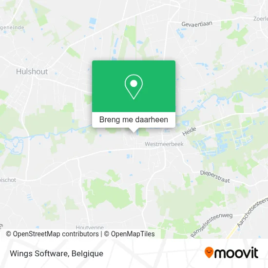 Wings Software kaart