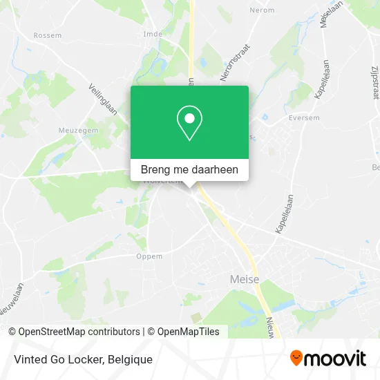 Vinted Go Locker kaart
