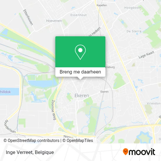Inge Verreet kaart
