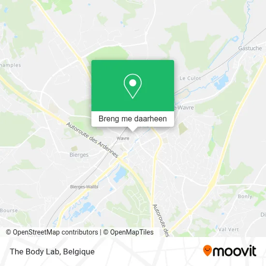 The Body Lab kaart