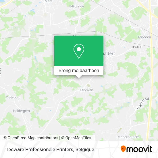 Tecware Professionele Printers kaart
