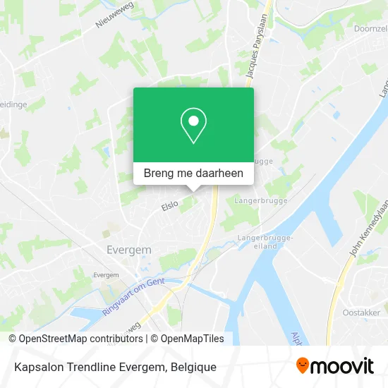 Kapsalon Trendline Evergem kaart