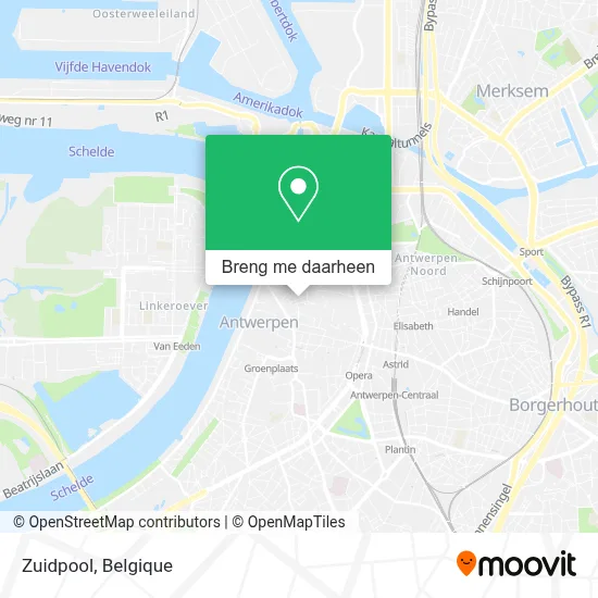 Zuidpool kaart