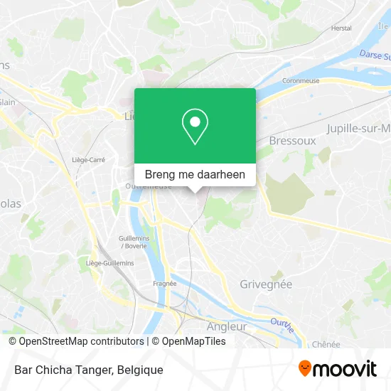 Bar Chicha Tanger kaart
