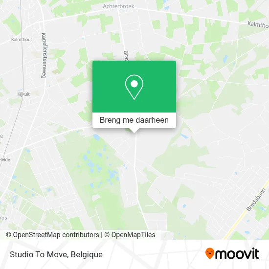 Studio To Move kaart