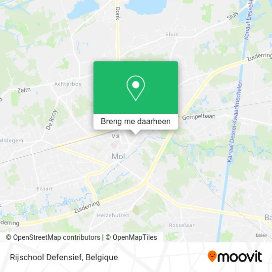 Rijschool Defensief kaart
