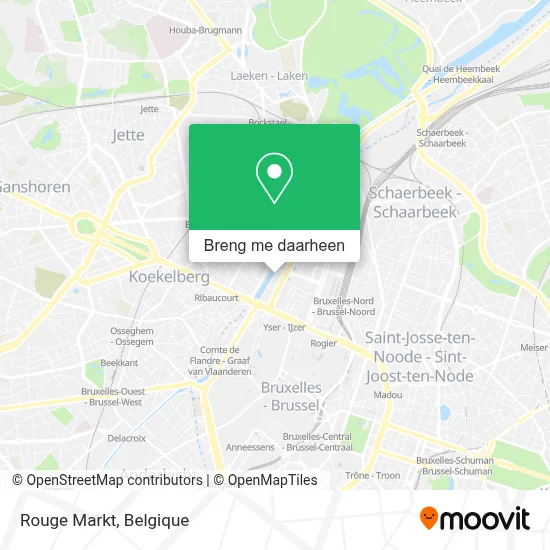 Rouge Markt kaart