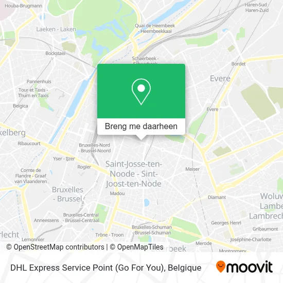 DHL Express Service Point (Go For You) kaart