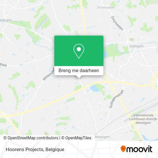 Hoorens Projects kaart