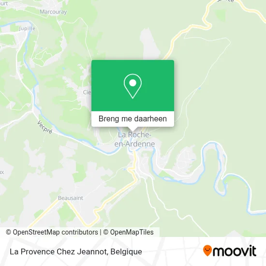 La Provence Chez Jeannot kaart