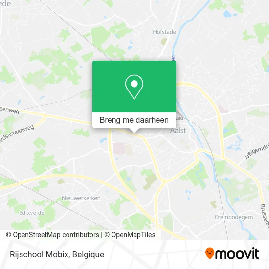Rijschool Mobix kaart