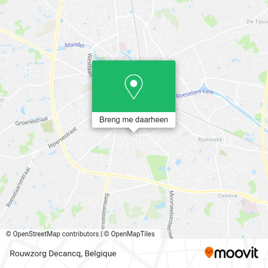 Rouwzorg Decancq kaart