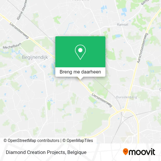 Diamond Creation Projects kaart