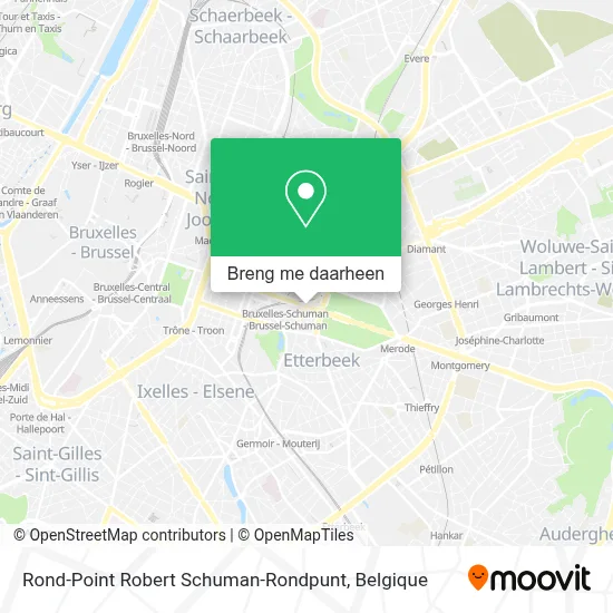 Rond-Point Robert Schuman-Rondpunt kaart