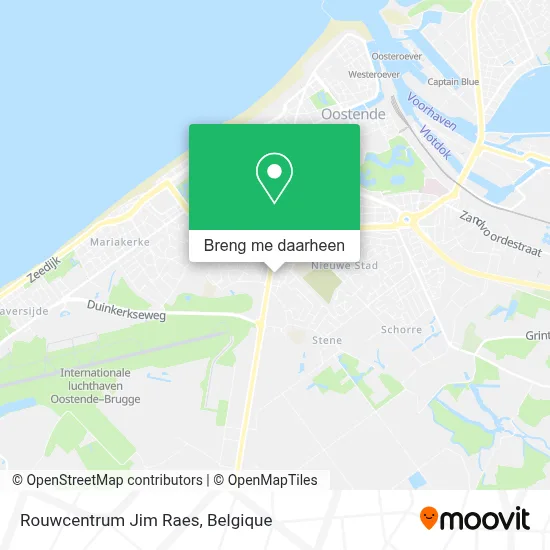 Rouwcentrum Jim Raes kaart