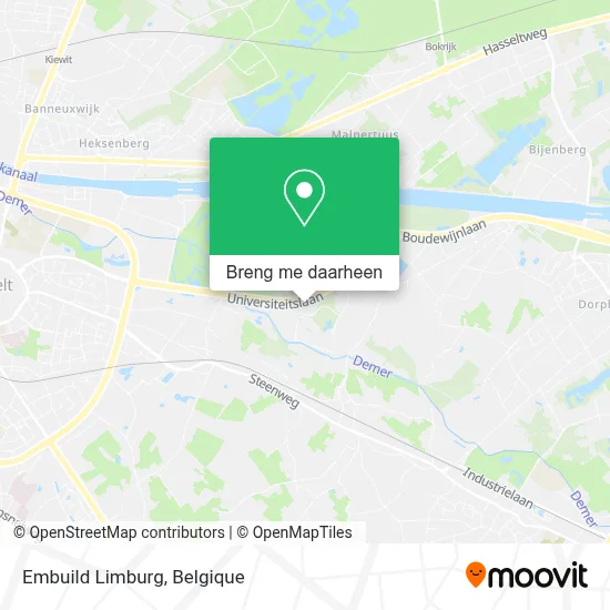 Embuild Limburg kaart