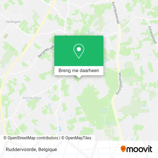 Ruddervoorde kaart
