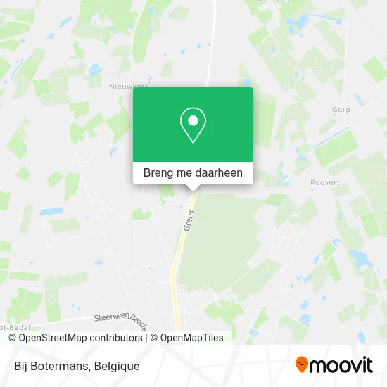 Bij Botermans kaart