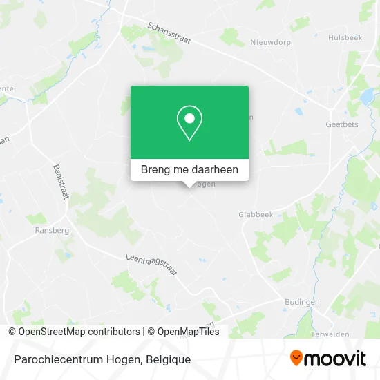 Parochiecentrum Hogen kaart