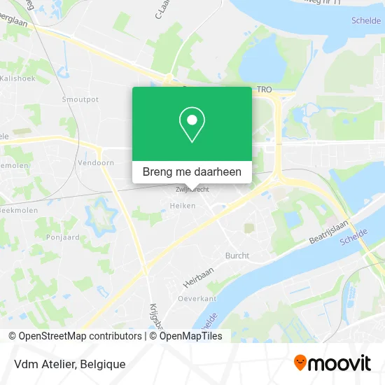 Vdm Atelier kaart