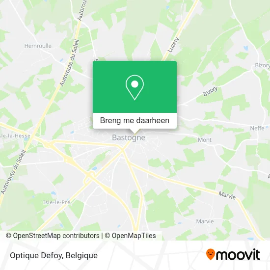 Optique Defoy kaart