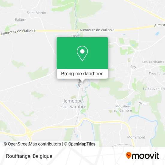 Rouffiange kaart