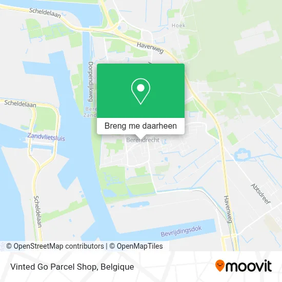 Vinted Go Parcel Shop kaart