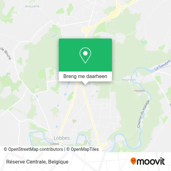 Réserve Centrale kaart