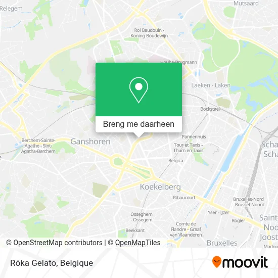 Róka Gelato kaart