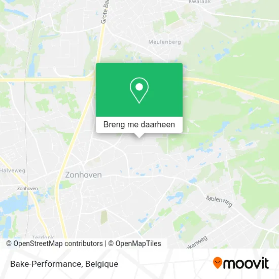 Bake-Performance kaart
