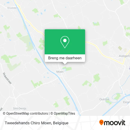 Tweedehands Chiro Moen kaart