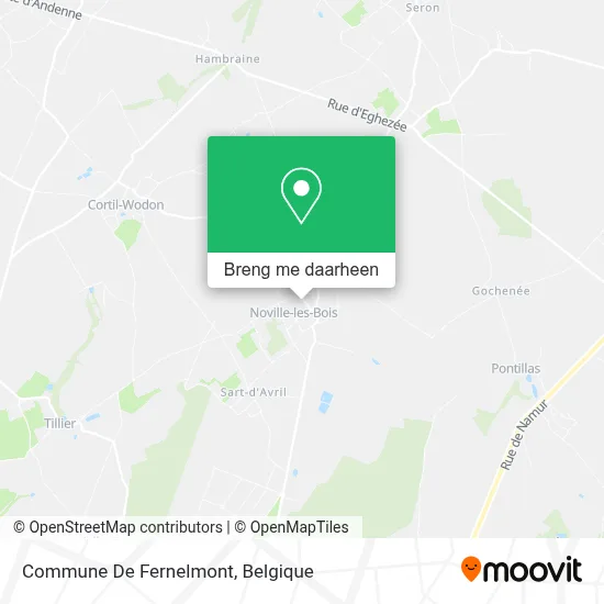 Commune De Fernelmont kaart