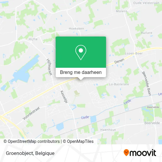Groenobject kaart