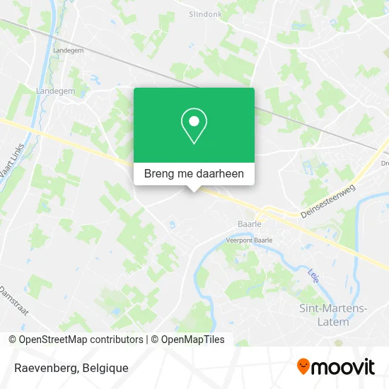 Raevenberg kaart