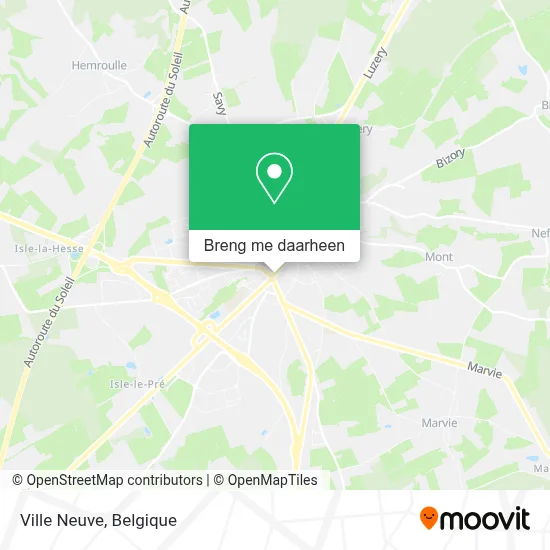 Ville Neuve kaart